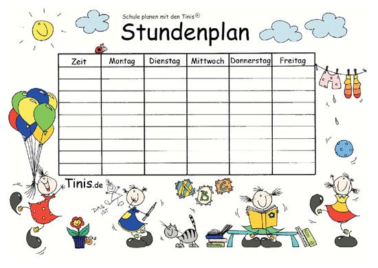 Stundenplan Tinis 2